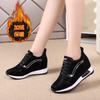 Autumn and winter new inner height-increasing women's shoes Korean version versatile little white shoes thin single shoes leisure travel sports 