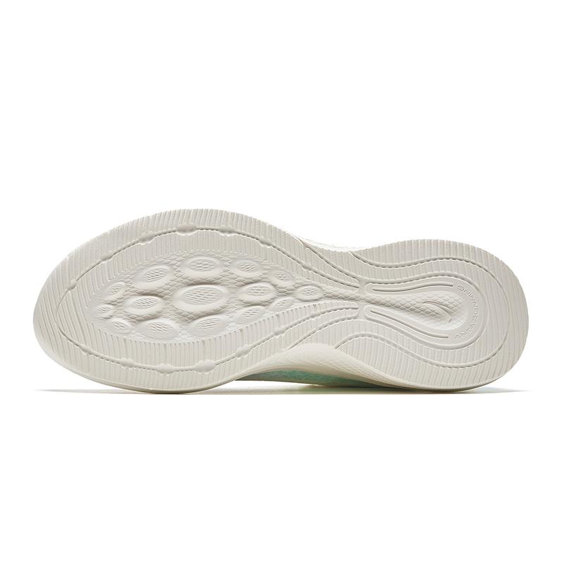 Anta Fabric Slip Resistant Abrasion Resistant Low Top Running Shoes Men's White Green Sneakers 912525504F-1