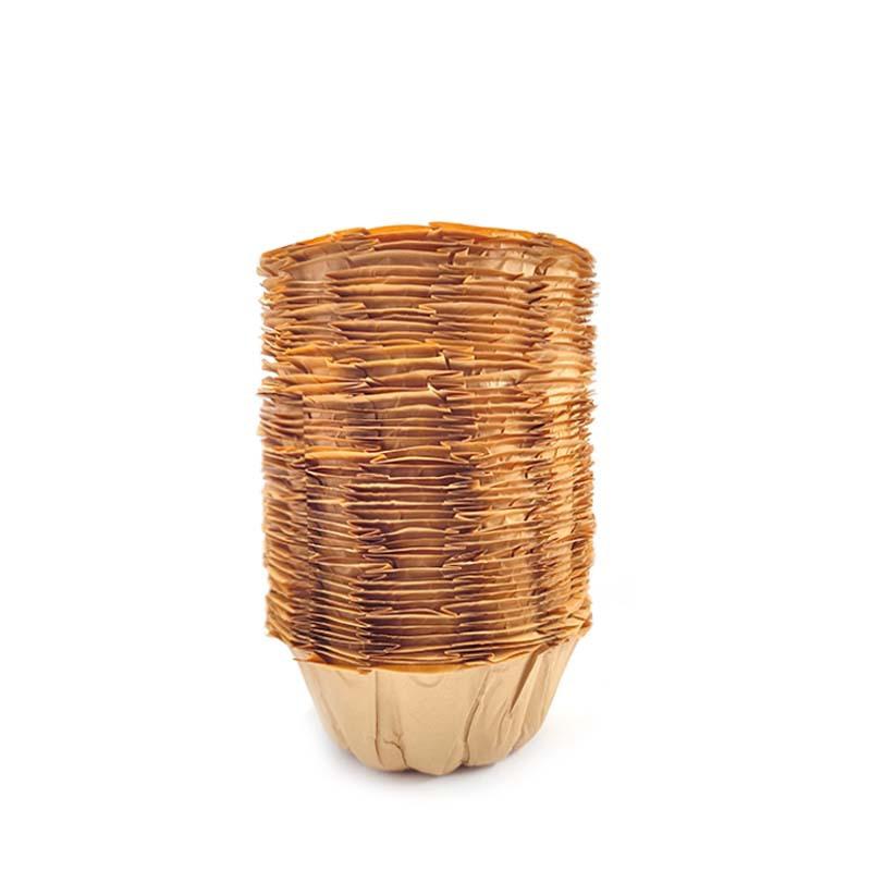 

4 Inch Pumpkin Cupcake Mold Paper Tray Disposable Cake Cupcake Oven Paper Tray 50 Pcs Baking