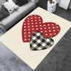 2025 New Red and White Love Carpet Rug for Living Room Bedroom Home Sofa Decoration,Kids Play Non-slip Floor Mat