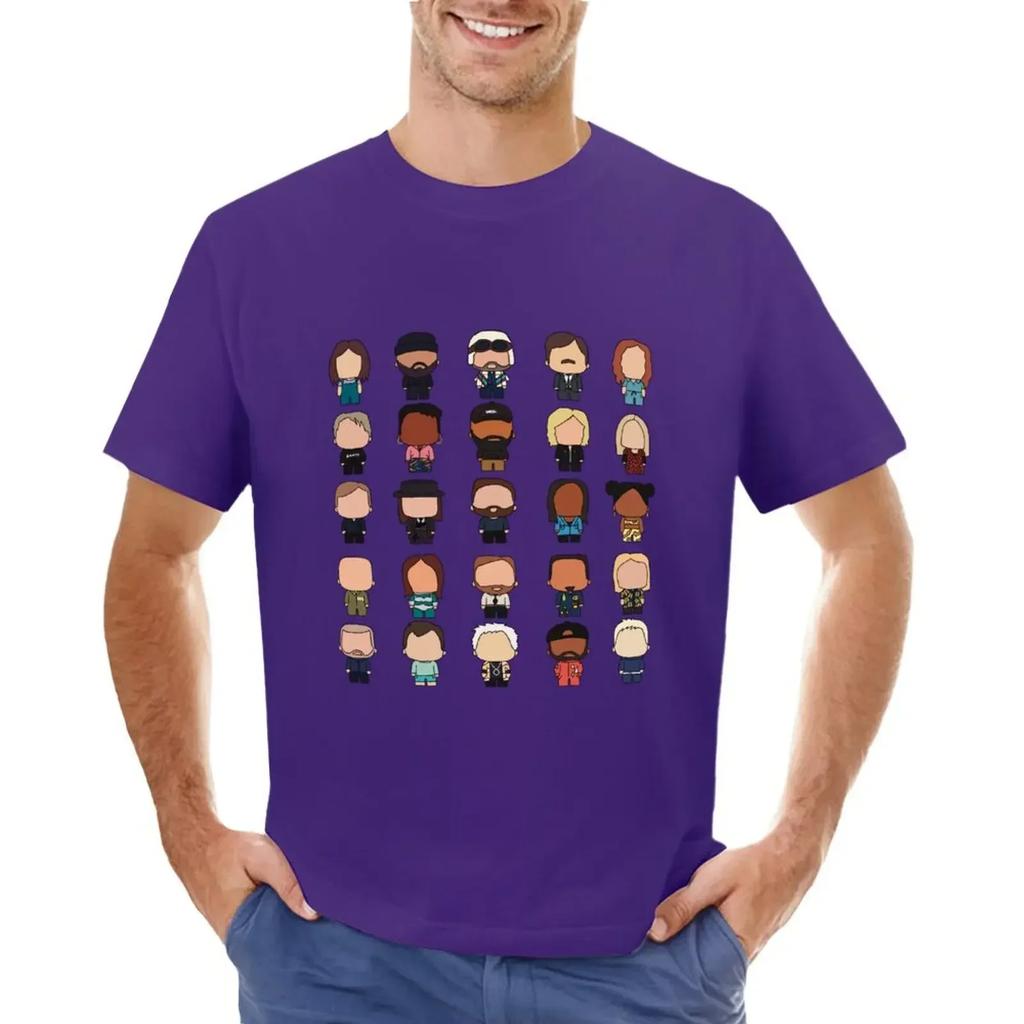 Lehrmeister (Vereinigtes Königreich) Serie 11-15 Casts T-Shirt Schwergewichte koreanische Mode T-Shirts für Männer Baumwolle