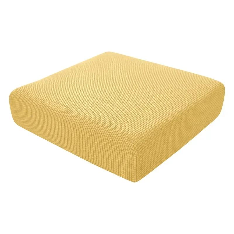 1PC Polar Fleece Sofa Seat Cushion Cover Elastic Anti-dirty Armchair Sofa Cover Pet Friendly Solid Color Furniture Dust Cover