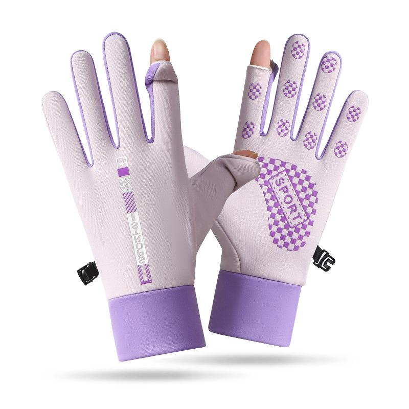 

Warm Gloves Plus Velvet Thickened Adult Ski Men and Women Outdoor Cycling Windproof Waterproof Touch Screen Autumn and Winter Gloves average size