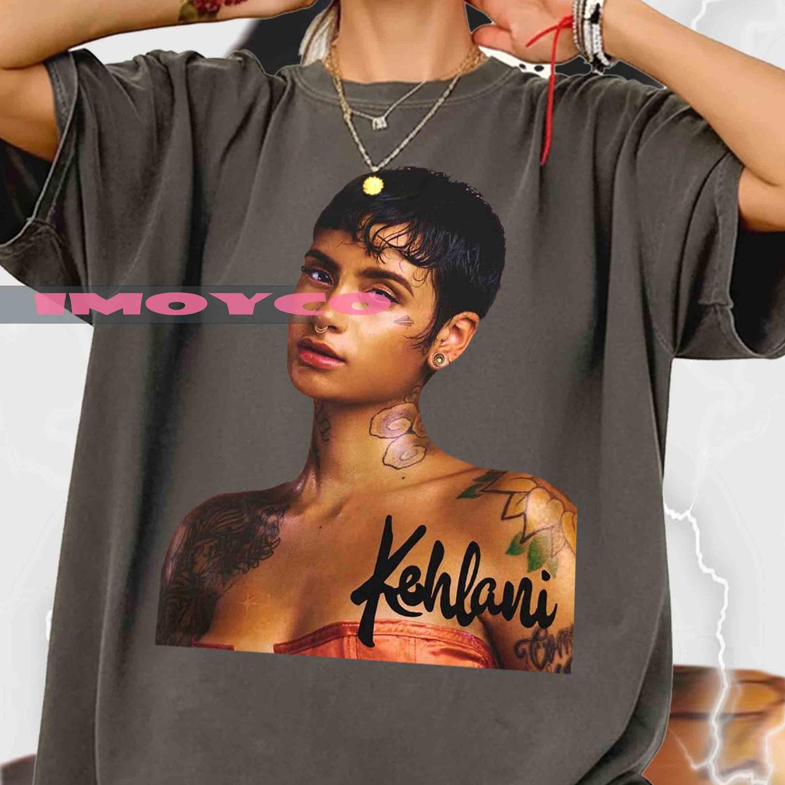 Kehlani Retro Hip Hop Concert T-Shirt L