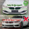 Car Front Bumper Lip Spoiler Diffuser Splitter Body Kits Tuning For BMW 4 Series F32 F33 F36 420i 425i 430i 420d 435d 2013-2020