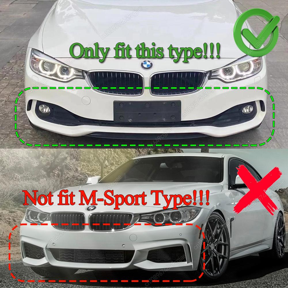 Car Front Bumper Lip Spoiler Diffuser Splitter Body Kits Tuning For BMW 4 Series F32 F33 F36 420i 425i 430i 420d 435d 2013-2020