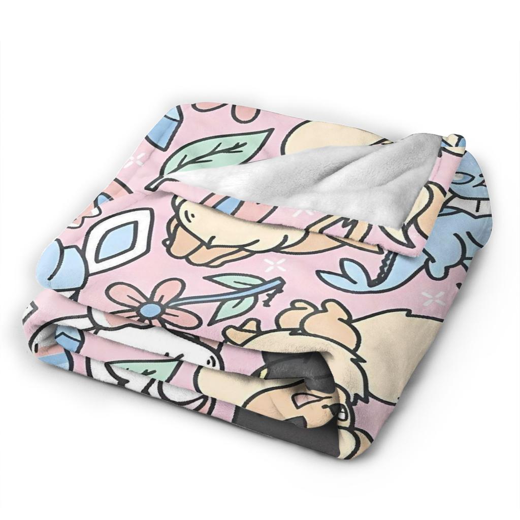 Cartoon Pokemon Blanket Quality Soft Warm Bedding Throws Winter Boy Girl Living Room Funny Bedspread