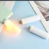 Protable USB 5V Effect Night Light Lamp LED Flame Flashing Candle Book Lamp for Party Lighting