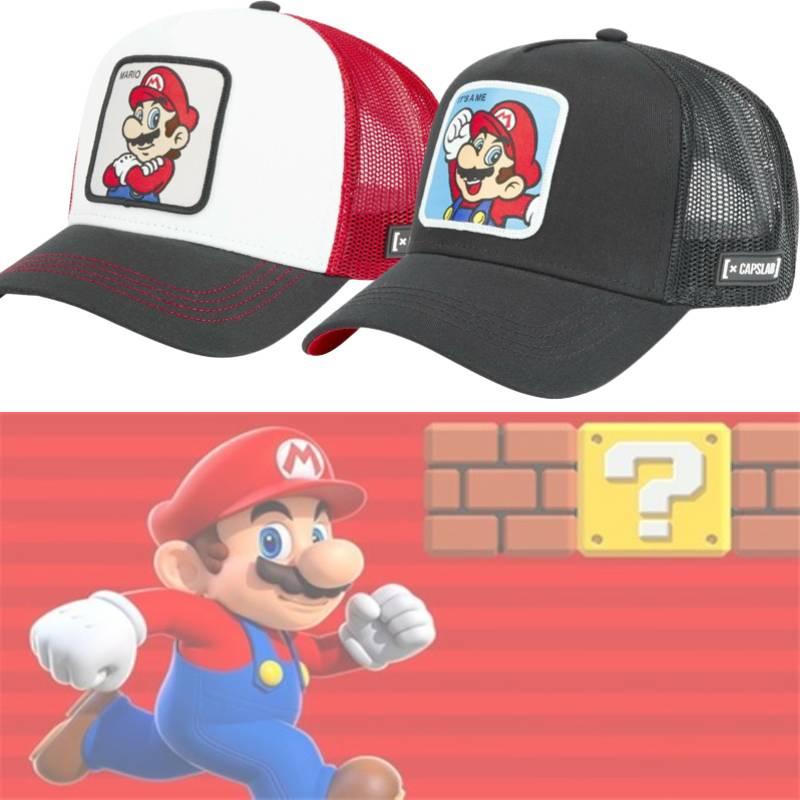 Mario Cartoon Baseball Cap Breathable Hip-hop Duck Tongue Cap For Summer