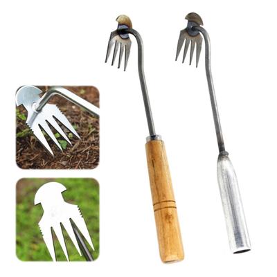 Weed Puller Reusable Convenient Sturdy Easy Operation Wear-resistant Pulling Iron Grass Root Remover Gardening Tool Home Supply