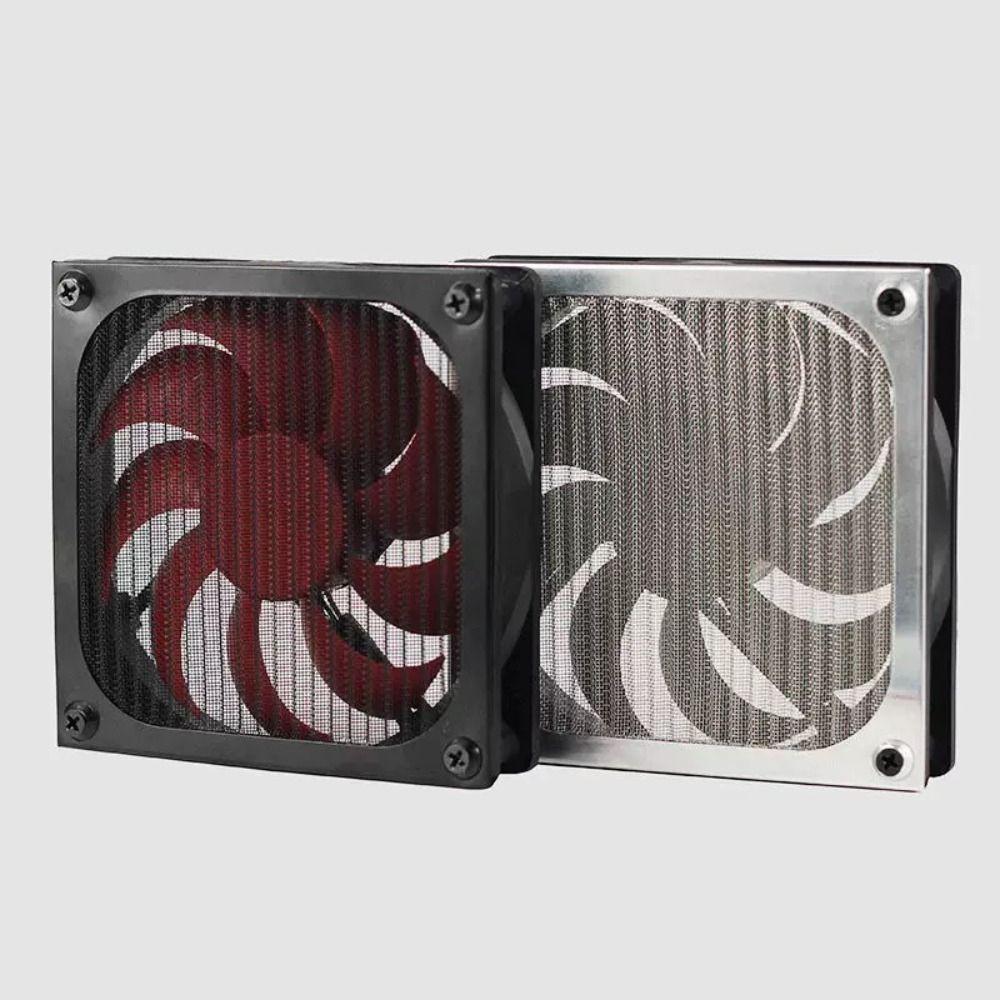 Aluminum Computer Fan Filter Grills Silver Black Axial Flow Fan Mesh Dust Cover  Computer Cooling