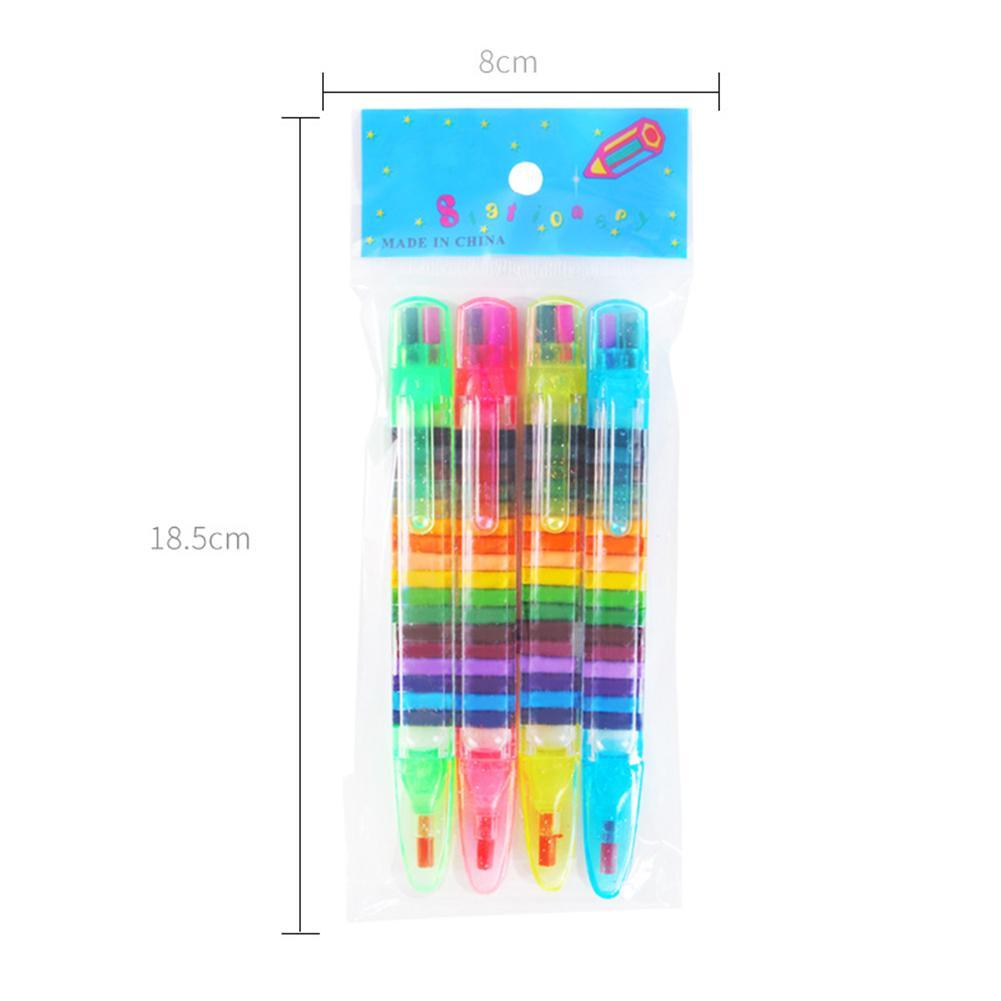 1/5pcs Cute Kawaii Crayons Oil Pastel Colored Graffiti Pen for Kids Painting Drawing Supplies Student Stationery 20 Colors