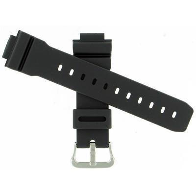 Pasek do zegarka CASIO 71606395, czarny, gumowy, 16 mm (26 mm)