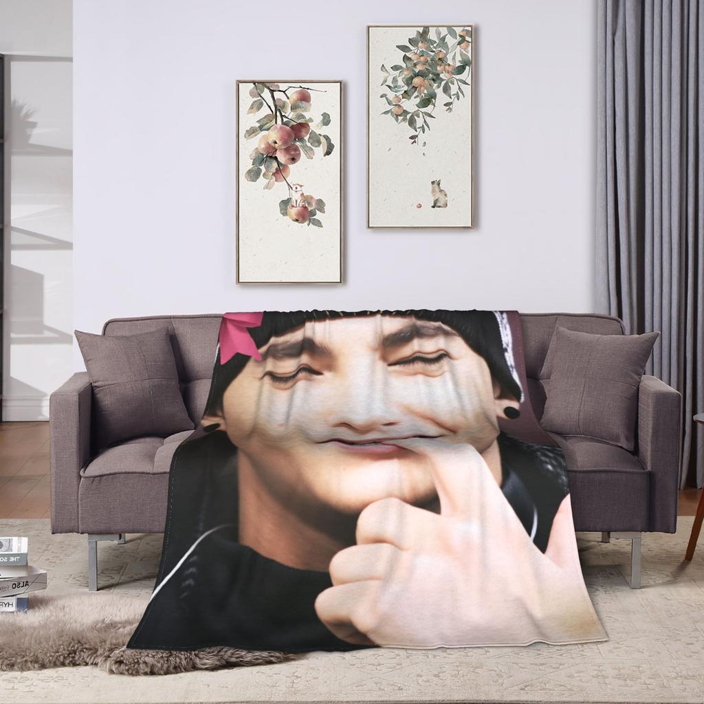 Tom kaulitz Bill Kaulitz  Blankets  Soft Fashion Plush Bedding Throws For Outdoor Picnic Flannel Bedspread Bed Cover