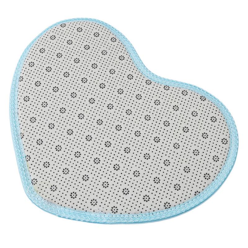 Non-slip Bath Mats Love Heart Shape Rug Kitchen Bathroom Home Decor Mats