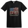 USA 250 Years of Freedom Floral Flag T Shirt Celebrating Independence Day Tee