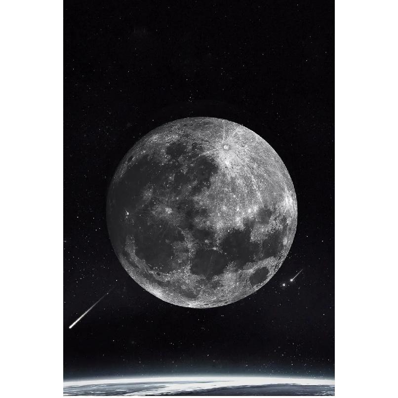 Moon Wall Lamp Living Room Background Wall Ceiling Lamp Art Bedroom Ceiling Lamp Imitating the Moon Surface Decorative Lamp