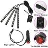 Car  Atmosphere RGB Strip LED Light Bar Lights USB APP With Remote Control Music Rhythm Flashing LampsInterior Car Decorative