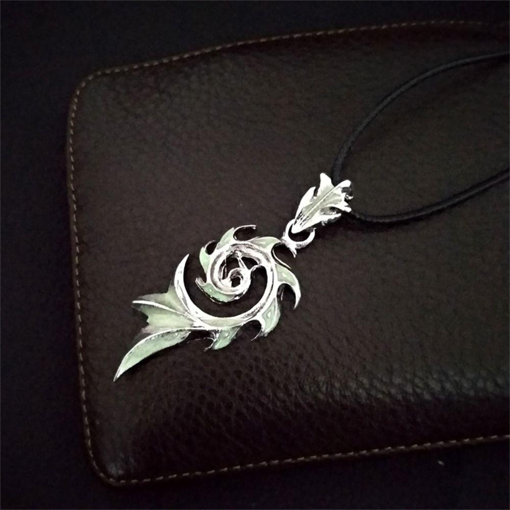 New Men Jewelry Retro Titanium Steel Punk Rock Choker Hip Hop Pendant Dragon Flame Necklace
