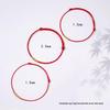 Unisex Red String Bracelet: Handmade Benmingnian Charm for Safety and Good Fortune