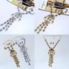 Vintage Coin Tassel Necklace Set With Alloy Gold Silver Finish For Fashion Enthusiasts