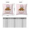 Qsmp Uppies 2 Square Pillowcase Polyester Linen Velvet Pattern Zip Decorative Home Cushion Cover