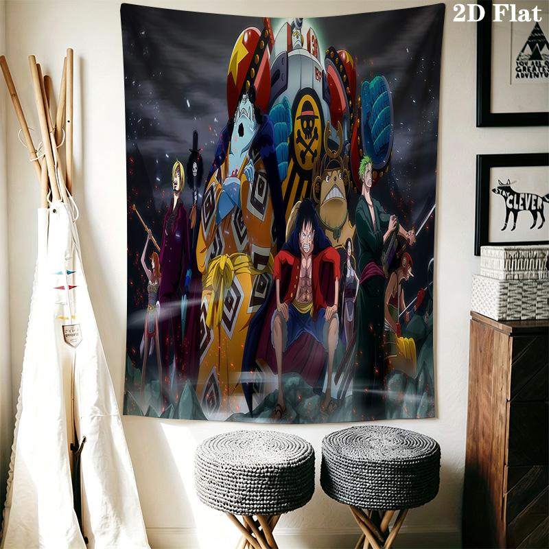 One Piece Tapestry Wall Tapestry Background Cloth Fashion Print Home Decor Soft Wall Covering Decoration