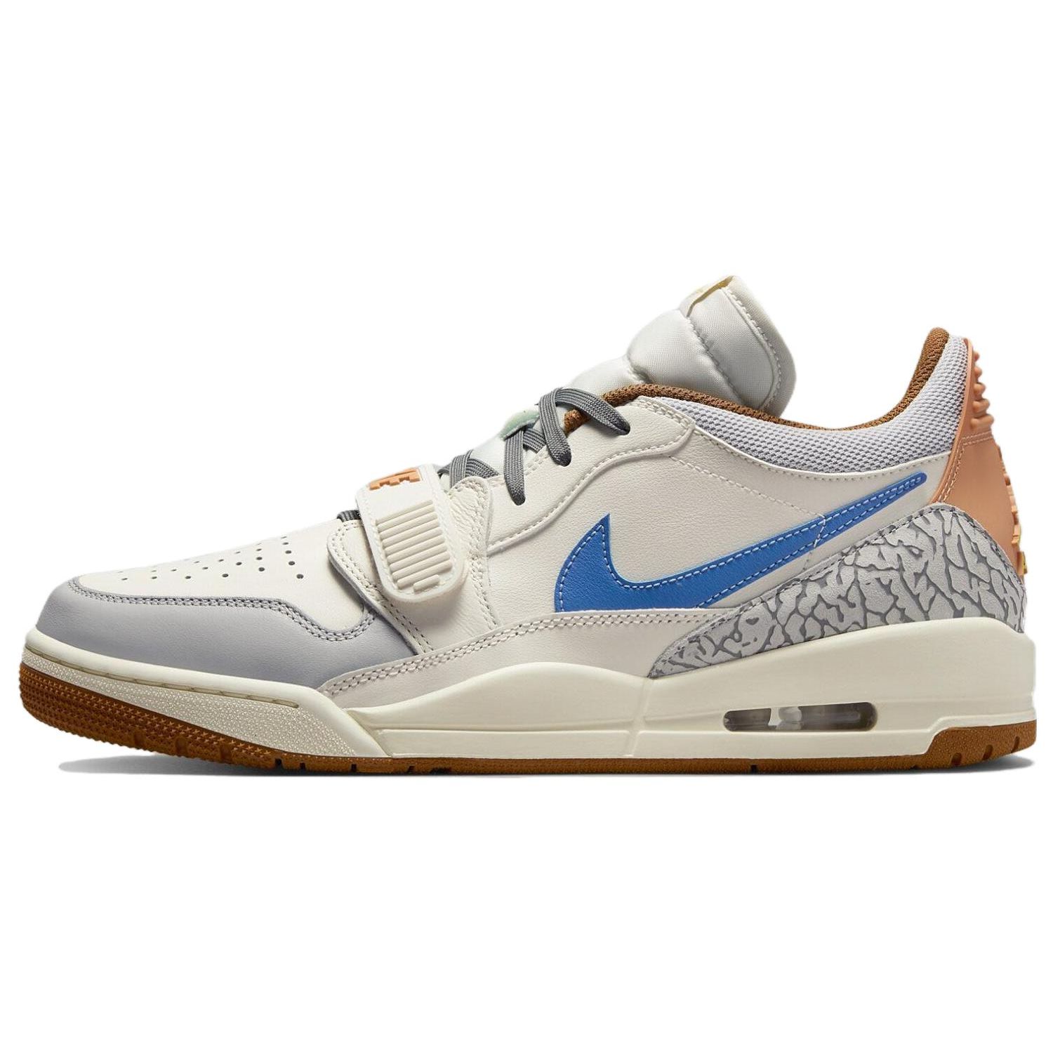 

Air Jordan Legacy 312 Low Phantom Star Синие мужские кроссовки Кремовый Кокосово-Молочный Янтарно-Коричневый HF0746-041 44