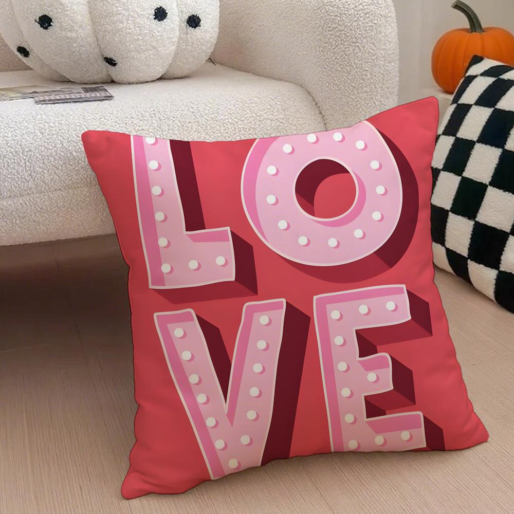Uplifting Enduring Hope And Love Cushion Cover Throw Pillow Cover Hidden Button Durable Polyester Chair Cushion