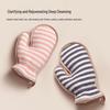 CHAHUA Gentle Dual-Use Exfoliating Bath Mitt