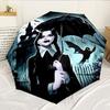 Gothic Fashion And Mystery 8-Frame for Travel, camping, Casual Lightweight Portable Umbrella, Essential for every family Holidays Birthday Gift