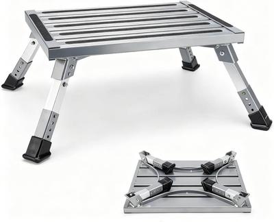 Folding Car Wash Platform, 48 X 30 X 22 Cm | 150 Kg Weight Capacity, Non-Slip Top, Rubber Feet, Lightweight Steel, with Handles | Compact Storage | Wo