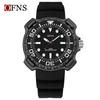 OFNS Luminous Waterproof Quartz Watch - Fashionable Men's and Women's Simple Design with Japanese Movement.
