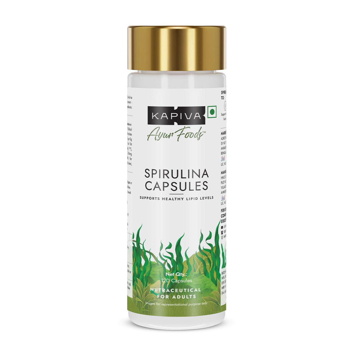 

Spirulina (120 cap), Spirulina, Kapiva
