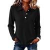 Women's Long Sleeve Color Casual Top for Everyday Wear