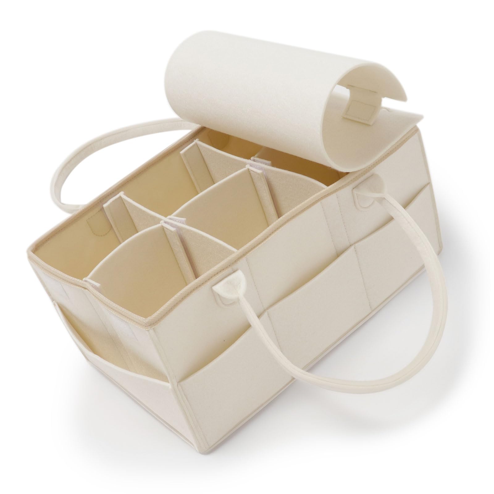 

Recommended by Childcare LARUTAN Diaper Storage Bag with Baby Supplies Storage Toy Diaper Baby Baby Gift Workers Lid, Case, Organizer, Storage, Prep,