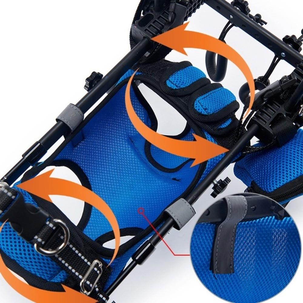 Adjustable Pet Wheelchair Rear Leg Support Cat Mobility Aids Pet Disability Car Outdoor Walking