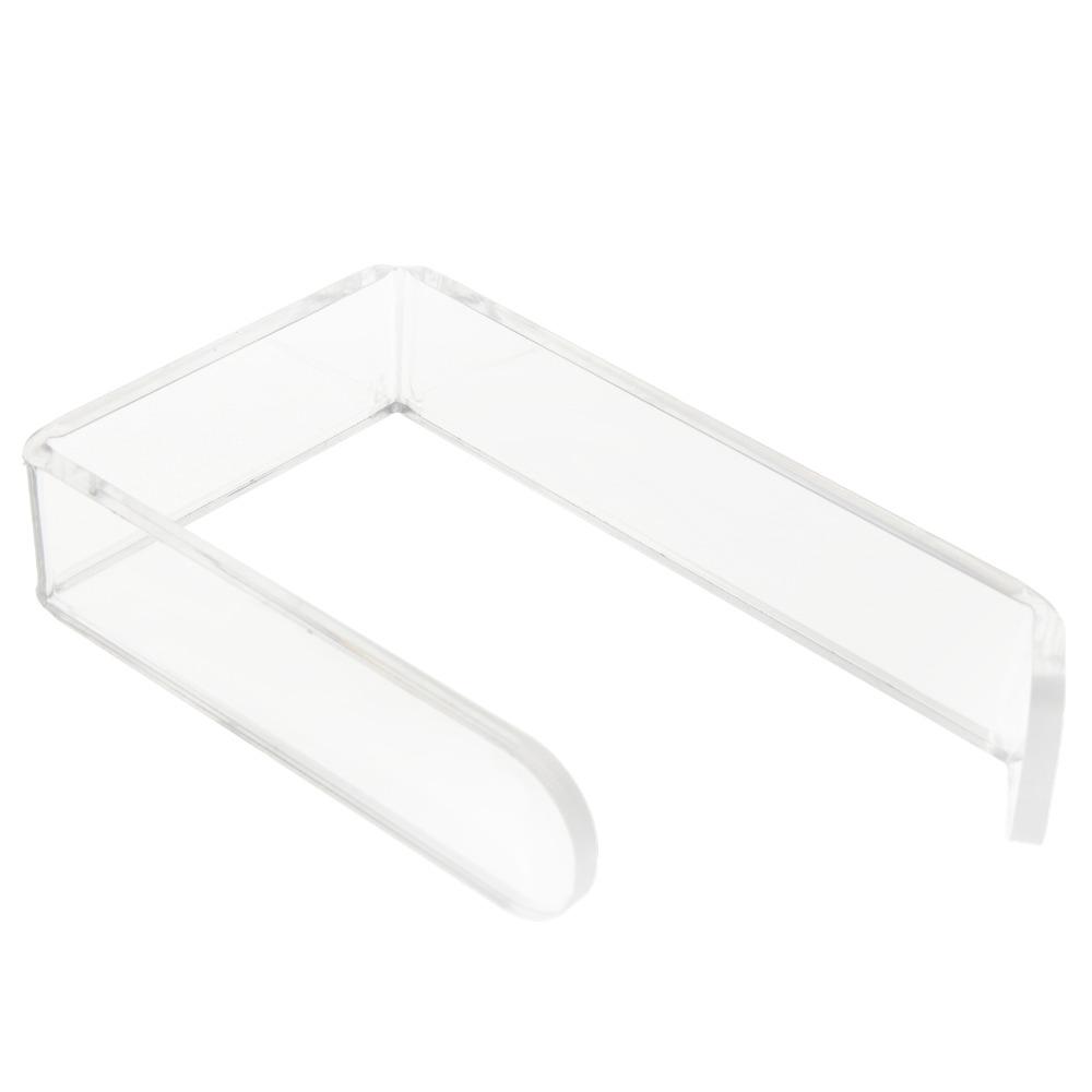 

Transparent Toilet Paper Holder Acrylic Towel Storage Rack Modern Tissue Holder Family
