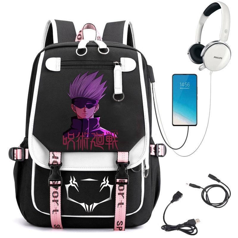 Popular Riman Peripheral Backpack Youth Student School Bag Usb Large Capacity Student Computer Bag