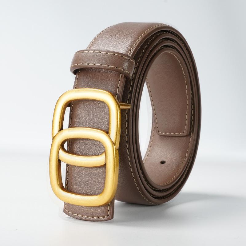 

Women s Genuine Leather Belt New Wide Jeans Belt Decorative Waistband Dress Versatile Women s Belt