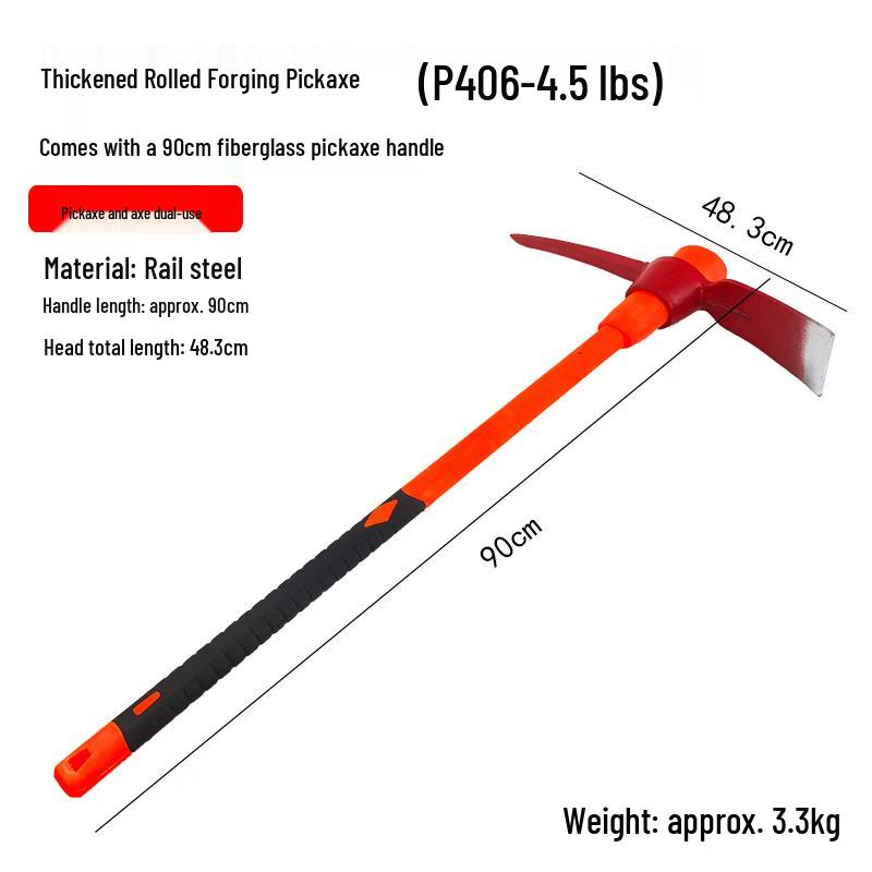 MengPao Outdoor Multi-functional Forged Pickaxe & Hoe