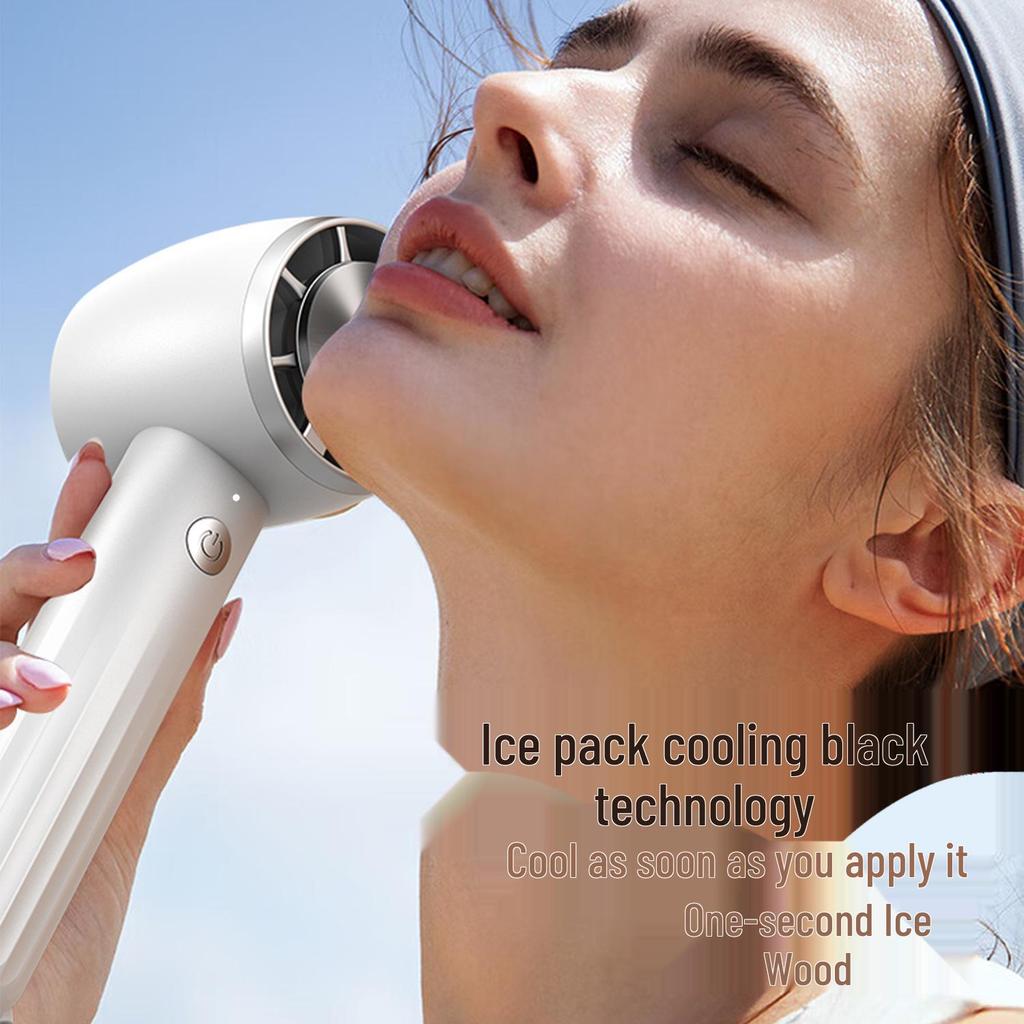 2024 Mini USB Tragbarer Leiser Kühlventilator mit Karabiner und Eispack für den Außenbereich