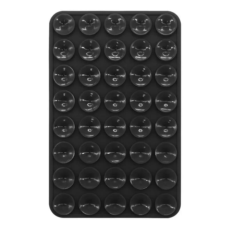 Dual‑Sided Silicone Suction Phone Case Mount Removable Reusable Non‑Slip Rubber Suction Pad For Selfie Video Shooting Phone Secure Fixing Content
