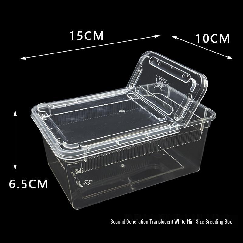 Second Gen Reptile Breeding Box: Ideal for Horned Frogs, Snails, Silkworms, Geckos, Snakes, Turtles, and Spiders.