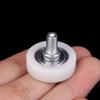 1Pcs Flat Cabinet Moving Wheel Nylon Metal Sliding Door Roller  Window Track Accessories