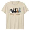 Merry Christmas Holiday Christmas Trees Unisexs Unisexs Graphic Tee