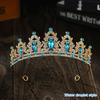 Hochzeit Haar Tiara Kristall Braut Tiara Krone Silber Farbe Diadem Schleier Tiaras Hochzeit Haarschmuck Kopfschmuck Kopfschmuck