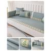 Summer Sleeping Mat Sofa Cushion Cooling Mat for Summer Popular Solid Wood Leather Sofa Cover Slipcover Full Covered Cushion