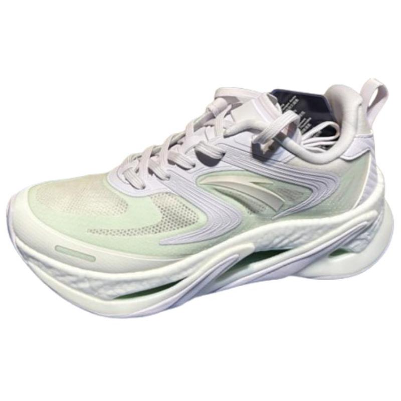 Anta Cushioned Slip-Resistant Low-Top Casual Running Shoes Women's Purple White Blue Sneakers