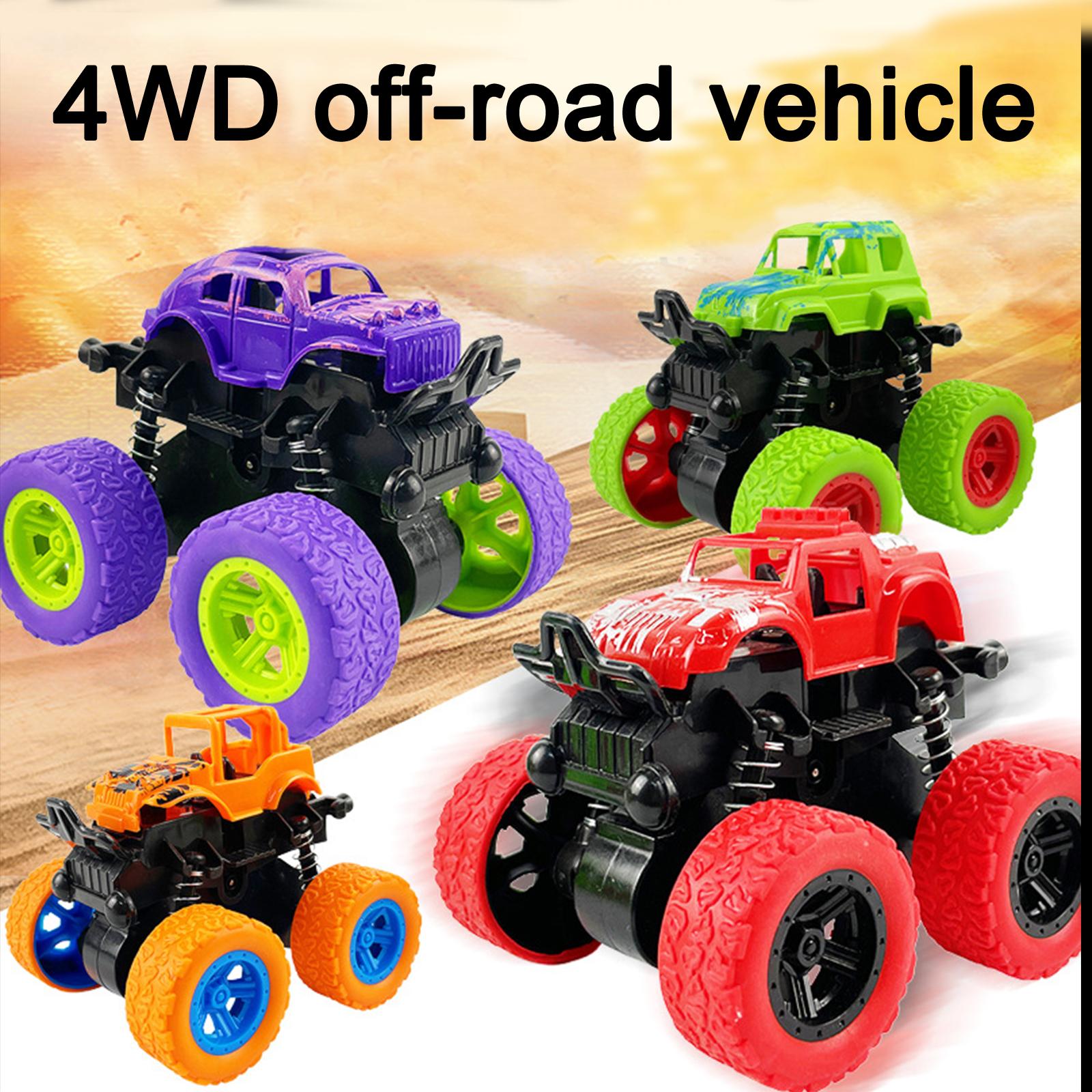 Игрушечный автомобиль Мини-инерционный внедорожник фиолетовый — фото 7